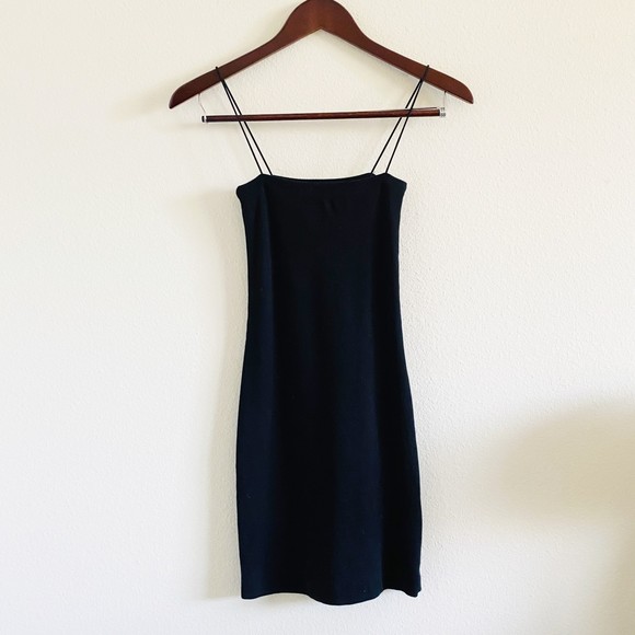 Zara Dresses & Skirts - SOLD - Zara Knit Spaghetti Strap Mini Dress